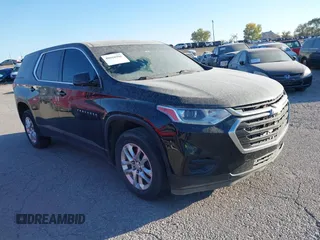 2019 Chevrolet Traverse LS with VIN 1GNERFKWXKJ198719, listed as a IAAI auction lot 40668986 with 99,917 mi miles. Bid and sale history available at carsss.com. Image 1.
