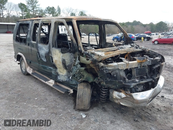 1999 Ford Econoline Cargo with VIN 1FDRE14W8XHB48532, listed as a IAAI auction lot 41513497 with Not Provided miles. Bid and sale history available at carsss.com. Image 1.