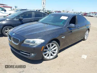 2011 BMW 5 Series 535i xDrive with VIN WBAFU7C55BDU55241, listed as a IAAI auction lot 42035748 with 169,154 mi miles. Bid and sale history available at carsss.com. Image 2.