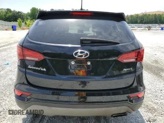 2018 Hyundai Santa Fe 2.4L with VIN 5XYZT3LB4JG546566, listed as a Copart auction lot 57268105 with 153,314 mi miles and Clean title. Bid and sale history available at DreamBid. Image 6.
