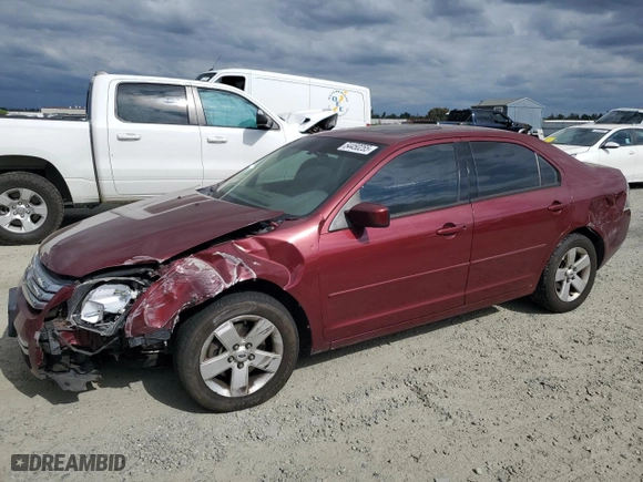 2007 Ford Fusion SE with VIN 3FAHP07Z97R129115, listed as a Copart auction lot 54450255 with 197,928 mi miles and Salvage Title. Bid and sale history available at carsss.com. Image 1.