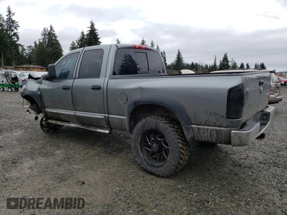2007 Dodge Ram 2500 SLT with VIN 1D7KS28C67J509193, listed as a Copart auction lot 45601015 with 231,453 mi miles and Salvage Title. Bid and sale history available at carsss.com. Image 2.