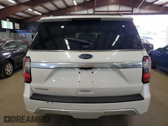 2019 Ford Expedition Max Platinum z VIN 1FMJK1MT7KEA55202, wystawiony jako Copart lot #57873385 z przebiegiem 93 136 mil mil oraz Czysty tytuł • Clean title. Historia ofert i sprzedaży dostępna na DreamBid. Obrazek 6.