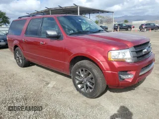 2017 Ford Expedition Max Limited with VIN 1FMJK2AT6HEA52150, listed as a Copart auction lot 51490995 with 91,112 mi miles and Salvage title. Bid and sale history available at DreamBid. Image 4.