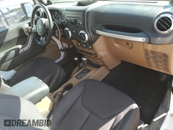 2013 Jeep Wrangler Sahara with VIN 1C4AJWBG0DL517849, listed as a Copart auction lot 58392505 with 119,499 mi miles and Clean title. Bid and sale history available at DreamBid. Image 8.