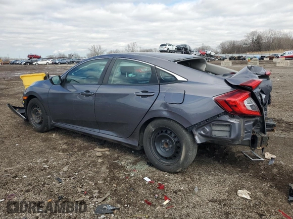 2017 Honda Civic LX with VIN 19XFC2F55HE034793, listed as a Copart auction lot 51168315 with Not Provided miles and Salvage Title. Bid and sale history available at DreamBid. Image 2.