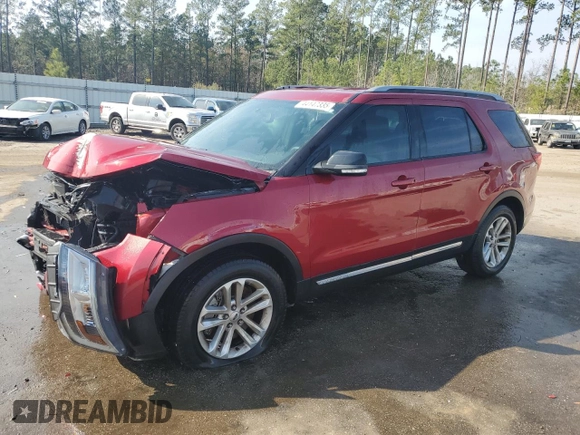 2017 Ford Explorer XLT with VIN 1FM5K7D81HGD34741, listed as a Copart auction lot 44147335 with 35,999 mi miles and Salvage title. Bid and sale history available at DreamBid. Image 1.