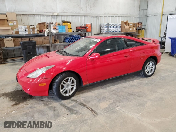 2000 Toyota Celica GT with VIN JTDDR32T3Y0025745, listed as a Copart auction lot 56181185 with 125,112 mi miles and Clean Title. Bid and sale history available at DreamBid. Image 1.