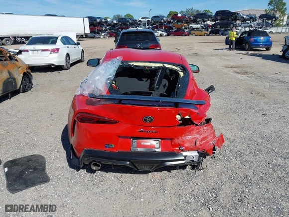 2024 Toyota GR Supra 3.0 with VIN WZ1DB0G07RW063657, listed as a IAAI auction lot 41428094 with 8,765 mi miles. Bid and sale history available at carsss.com. Image 16.