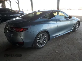 2020 Infiniti Q60 Luxe with VIN JN1EV7EK6LM340103, listed as a Copart auction lot 52420885 with 81,055 mi miles and Salvage Title. Bid and sale history available at carsss.com. Image 3.