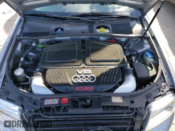 2003 Audi RS 6 with VIN WUAPV54B43N905277, listed as a Copart auction lot 43785095 with 156,178 mi miles and Salvage Title. Bid and sale history available at carsss.com. Image 11.