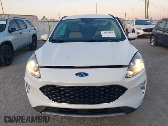 2020 Ford Escape SEL with VIN 1FMCU0H6XLUC50753, listed as a IAAI auction lot 41887198 with 26,445 mi miles and . Bid and sale history available at carsss.com. Image 12.