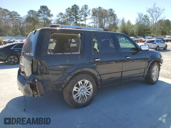 2014 Ford Expedition Limited with VIN 1FMJU1K5XEEF03032, listed as a Copart auction lot 47175165 with 154,575 mi miles and Salvage title. Bid and sale history available at DreamBid. Image 3.