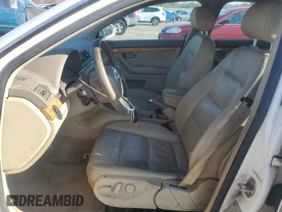 2005 Audi A4 2.0T with VIN WAUDF68E45A475264, listed as a Copart auction lot 80887284 with 274,763 mi miles and Clean Title. Bid and sale history available at carsss.com. Image 7.