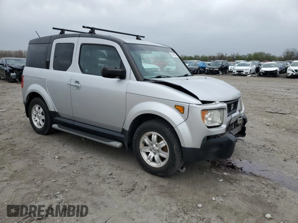 2006 Honda Element EX-P with VIN 5J6YH28736L026019, listed as a Copart auction lot 51469855 with 182,739 mi miles and Salvage Title. Bid and sale history available at DreamBid. Image 4.
