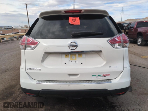 2016 Nissan Rogue S with VIN JN8AT2MT8GW018382, listed as a Copart auction lot 50781275 with 78,039 mi miles and Salvage Title. Bid and sale history available at DreamBid. Image 6.