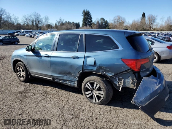 2016 Honda Pilot EX-L with VIN 5FNYF6H76GB101173, listed as a Copart auction lot 44966585 with 104,846 mi miles and Salvage Title. Bid and sale history available at carsss.com. Image 2.