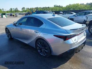 2022 Lexus IS 350 F Sport z VIN JTHGZ1B26N5053772, wystawiony jako IAAI lot #41966565 z przebiegiem 45 020 mil mil oraz . Historia ofert i sprzedaży dostępna na DreamBid. Obrazek 3.