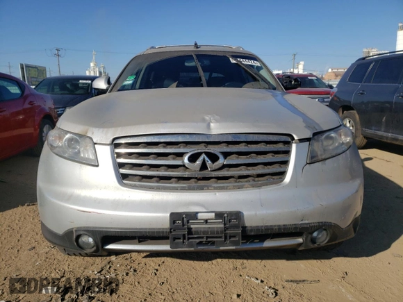 2006 Infiniti FX35 with VIN JNRAS08W56X205448, listed as a Copart auction lot 55105954 with 166,318 mi miles and Non Repairable. Bid and sale history available at carsss.com. Image 5.