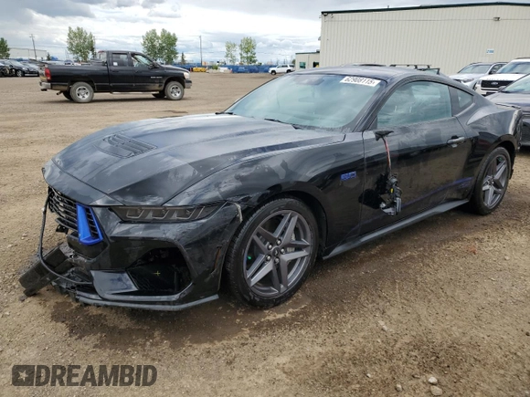 2024 Ford Mustang GT with VIN 1FA6P8CF3R5432009, listed as a Copart auction lot 62908115 with 22,552 mi miles and Salvage title. Bid and sale history available at DreamBid. Image 1.