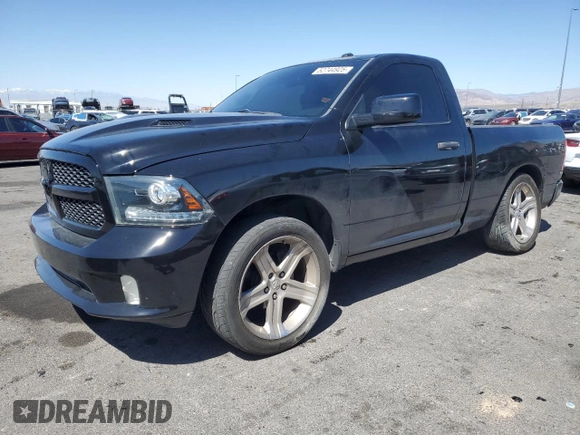 2014 Ram 1500 Express with VIN 3C6JR6AT6EG235549, listed as a Copart auction lot 52744925 with 123,996 mi miles and Salvage title. Bid and sale history available at DreamBid. Image 1.