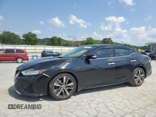 2019 Nissan Maxima SV z VIN 1N4AA6AV8KC370957, wystawiony jako Copart lot #59301635 z przebiegiem 134 309 mil mil oraz Szkoda całkowita • Salvage title. Historia ofert i sprzedaży dostępna na DreamBid. Obrazek 1.