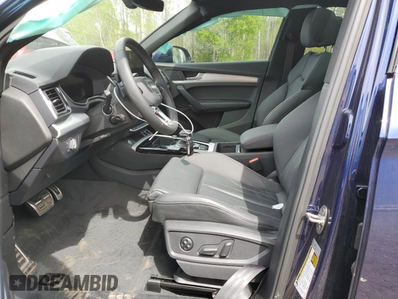 2023 Audi Q5 Sportback S line Premium with VIN WA14AAFY5P2127823, listed as a Copart auction lot 52159404 with 17,094 mi miles and Salvage title. Bid and sale history available at DreamBid. Image 7.