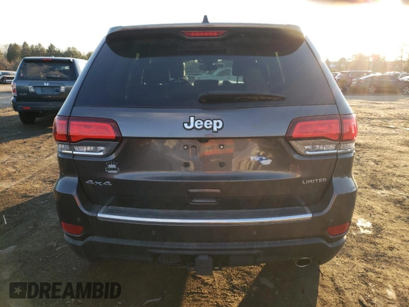2021 Jeep Grand Cherokee 80th Anniversary with VIN 1C4RJFBG4MC817381, listed as a Copart auction lot 44707125 with 34,516 mi miles and Salvage Title. Bid and sale history available at carsss.com. Image 6.
