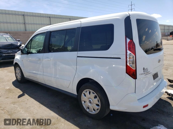 2014 Ford Transit Connect XLT with VIN NM0GE9F78E1141664, listed as a Copart auction lot 54843735 with 25,802 mi miles and Salvage title. Bid and sale history available at DreamBid. Image 2.