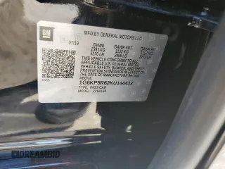 2019 Cadillac CT6 Sport AWD with VIN 1G6KP5R62KU144432, listed as a Copart auction lot 72389304 with 5,843 mi miles and Salvage title. Bid and sale history available at DreamBid. Image 14.