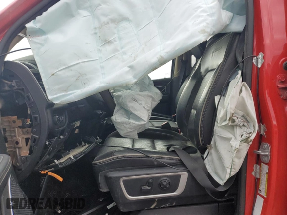 2019 Ram 1500 Laramie with VIN 1C6SRFDT2KN806618, listed as a Copart auction lot 86817314 with 0 mi miles and Salvage Title. Bid and sale history available at carsss.com. Image 7.