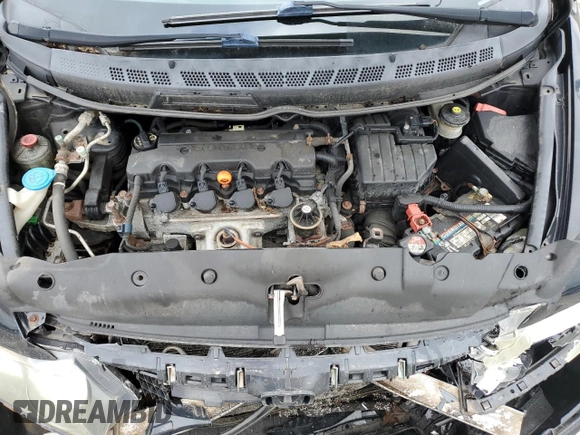 2011 Honda Civic LX with VIN 2HGFA1F53BH307727, listed as a Copart auction lot 57440754 with 153,689 mi miles and Salvage Title. Bid and sale history available at DreamBid. Image 11.