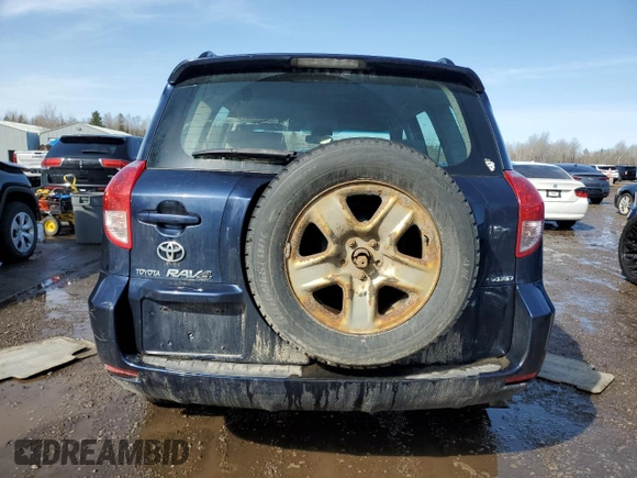 2006 Toyota RAV4 with VIN JTMBD33V466004175, listed as a Copart auction lot 51621335 with 349,404 mi miles and Clean Title. Bid and sale history available at carsss.com. Image 6.