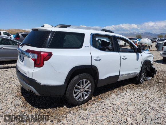 2020 GMC Acadia SLT z VIN 1GKKNUL41LZ196423, wystawiony jako Copart lot #54919375 z przebiegiem 108 597 mil mil oraz Szkoda całkowita • Salvage title. Historia ofert i sprzedaży dostępna na DreamBid. Obrazek 3.