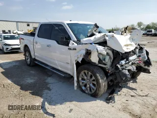 2016 Ford F-150 XLT with VIN 1FTEW1EP8GKF48214, listed as a Copart auction lot 53182175 with Not provided miles and Salvage title. Bid and sale history available at DreamBid. Image 4.