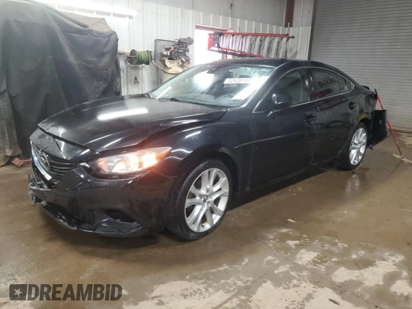 2014 Mazda Mazda6 i Touring with VIN JM1GJ1T54E1104775, listed as a Copart auction lot 52628195 with 198,258 mi miles and Salvage Title. Bid and sale history available at carsss.com. Image 1.