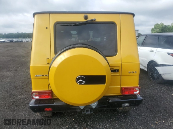 2017 Mercedes-Benz G 63 AMG with VIN WDCYC7DF0HX263541, listed as a Copart auction lot 61446875 with 54,680 mi miles and Salvage title. Bid and sale history available at DreamBid. Image 6.