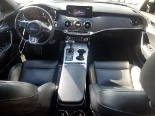 2022 Kia Stinger GT1 with VIN KNAE45LC0N6107838, listed as a Copart auction lot 49623675 with 42,338 mi miles and Salvage Title. Bid and sale history available at DreamBid. Image 8.