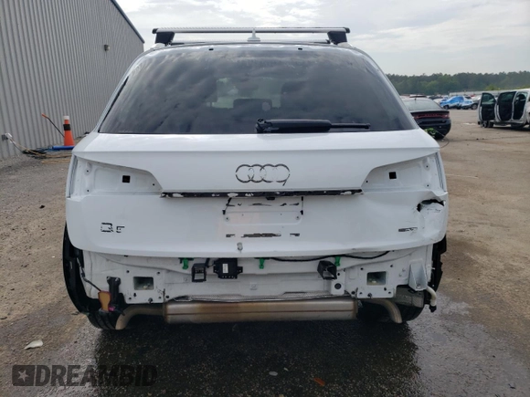 2022 Audi Q5 S line Premium Plus with VIN WA1EAAFY6N2071392, listed as a Copart auction lot 55633675 with 57,926 mi miles and Salvage title. Bid and sale history available at DreamBid. Image 6.