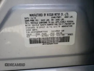 2013 Infiniti G37 x with VIN JN1CV6AR8DM770060, listed as a Copart auction lot 51082945 with 51,169 mi miles and Salvage Title. Bid and sale history available at carsss.com. Image 12.