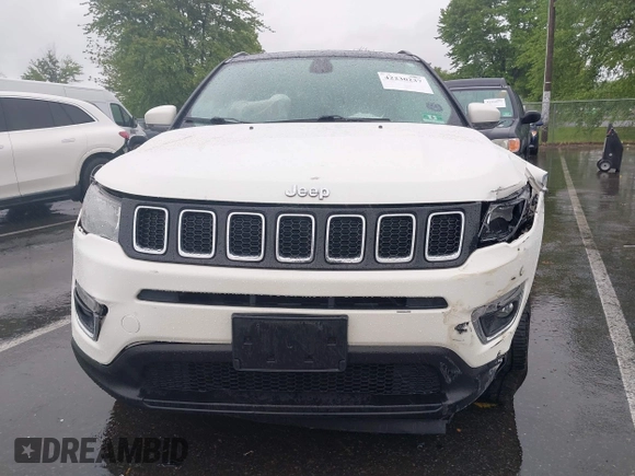 2018 Jeep Compass Limited with VIN 3C4NJDCB3JT222382, listed as a IAAI auction lot 42230237 with 72,708 mi miles and . Bid and sale history available at DreamBid. Image 12.