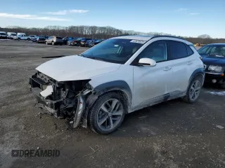 2021 Hyundai Kona Limited with VIN KM8K33A59MU731032, listed as a Copart auction lot 42629525 with 73,566 mi miles and Salvage Title. Bid and sale history available at carsss.com. Image 1.