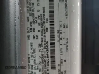 2023 Ford Transit Cargo с VIN 1FTBR2C89PKB54006, выставлен на аукционе Copart как лот 88075795 с пробегом 22 402 миль миль и Чистый • Clean title. История ставок и продаж доступна на DreamBid. Изображение 13.