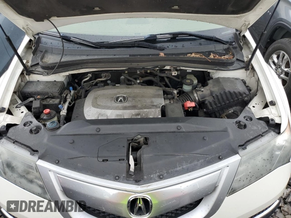 2013 Acura MDX Advance Pkg with VIN 2HNYD2H62DH513953, listed as a Copart auction lot 58642834 with 172,515 mi miles and Clean Title. Bid and sale history available at carsss.com. Image 12.
