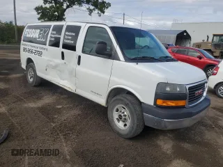 2013 GMC Savana z VIN 1GTW7GBA9D1166148, wystawiony jako Copart lot #73471464 z przebiegiem 127 537 mil mil oraz Szkoda całkowita • Salvage title. Historia ofert i sprzedaży dostępna na DreamBid. Obrazek 4.