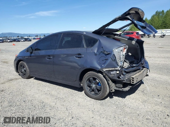 2013 Toyota Prius One with VIN JTDKN3DU8D5641995, listed as a Copart auction lot 55782455 with 137,060 mi miles and Salvage Title. Bid and sale history available at DreamBid. Image 2.