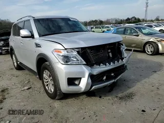 2017 Nissan Armada SV with VIN JN8AY2NC7H9507419, listed as a Copart auction lot 49708345 with 136,296 mi miles and Salvage Title. Bid and sale history available at DreamBid. Image 11.