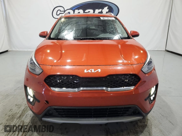 2022 Kia Niro LXS SE with VIN KNDCB3LC8N5504675, listed as a Copart auction lot 77027994 with 44,953 mi miles and Salvage Title. Bid and sale history available at carsss.com. Image 5.