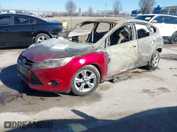 2013 Ford Focus SE with VIN 1FADP3K28DL234412, listed as a IAAI auction lot 41636536 with 1 mi miles. Bid and sale history available at carsss.com. Image 2.