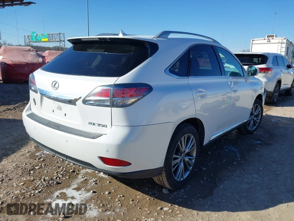 2013 Lexus RX 350 with VIN 2T2ZK1BA2DC107605, listed as a IAAI auction lot 41633895 with 149,527 mi miles and . Bid and sale history available at DreamBid. Image 4.